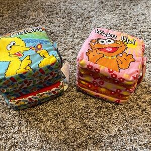 Vintage Sesame Street Soft Blocks Books